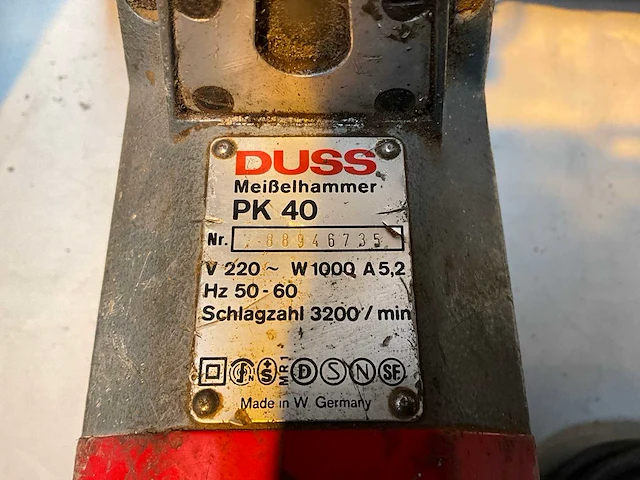 Duss pk 40 hak boormachine - afbeelding 5 van  5