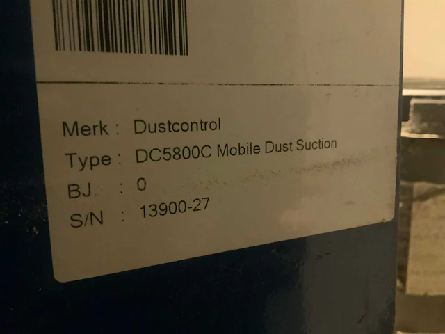 Dustcontrol mobiele voor afscheider - afbeelding 2 van  10