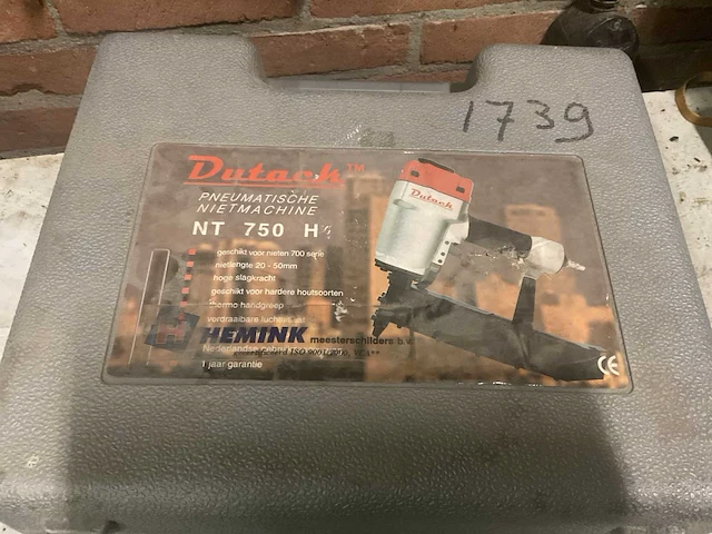 Dutack - nt 750 h - pneumatische tacker - afbeelding 3 van  3