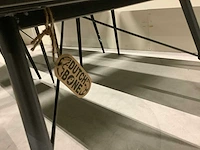 Dutch bone eetkamertafel en bijzet tafel (9x) - afbeelding 5 van  14