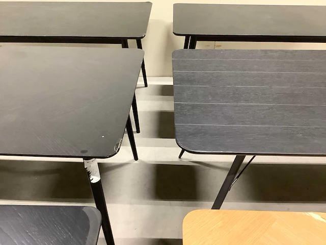 Dutch bone eetkamertafel en bijzet tafel (9x) - afbeelding 11 van  14