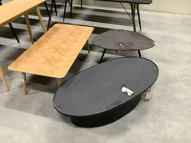 Dutch bone eetkamertafel en bijzet tafel (9x) - afbeelding 14 van  14