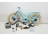 Dutch flavor kinderfiets 16 inch - mint groen - 4 tot 6 jaar - knijprem en terugtrap - afbeelding 2 van  4