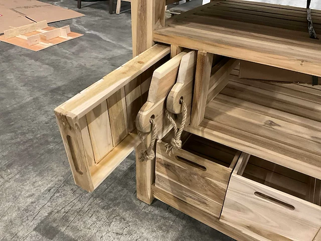 Dutch hout bbq tafel - afbeelding 7 van  12