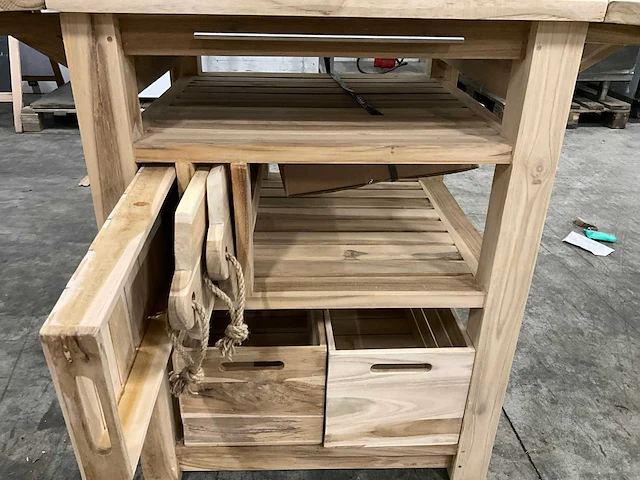 Dutch hout bbq tafel - afbeelding 9 van  12