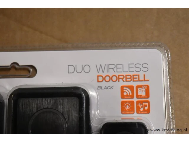 Dutch originals electronics duo draadloze deurbel - afbeelding 2 van  4