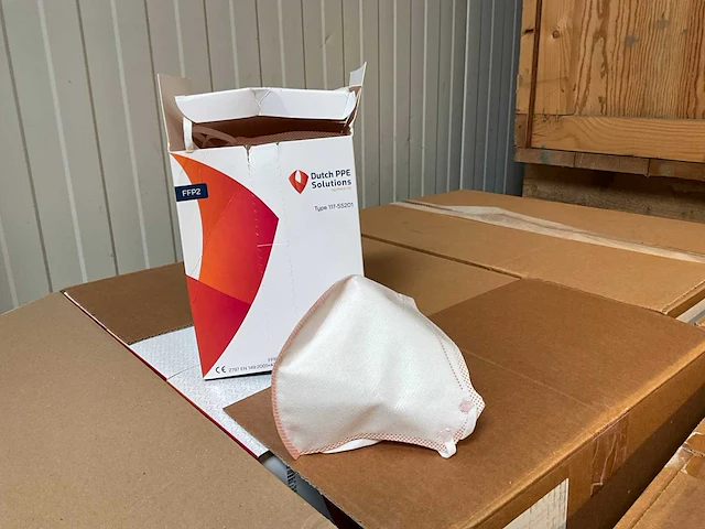 Dutch ppe solutions ffp2 117-55201 mondkapjes (7000x) - afbeelding 1 van  4