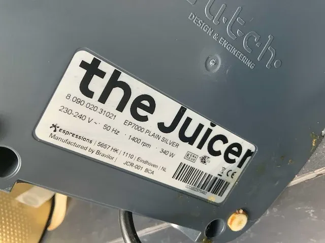 Dutch the juicer sapcentrifuge - afbeelding 5 van  5