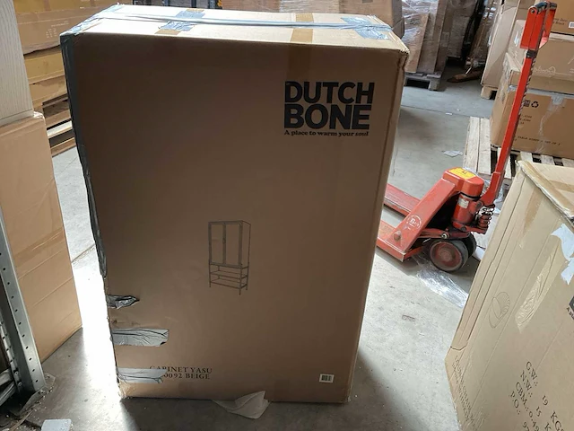 Dutchbone - cabinet yasu beige - opbergkast - afbeelding 3 van  11