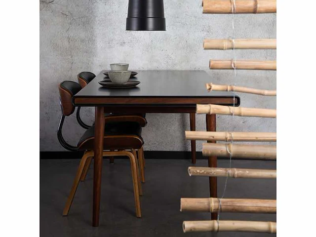 Dutchbone - chair blackwood walnut - eetkamerstoel (3x) - afbeelding 3 van  7