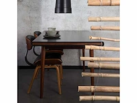 Dutchbone - chair blackwood walnut - eetkamerstoel (3x) - afbeelding 3 van  7