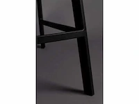 Dutchbone - counter stool franky velvet petrol - barkruk (2x) - afbeelding 6 van  8