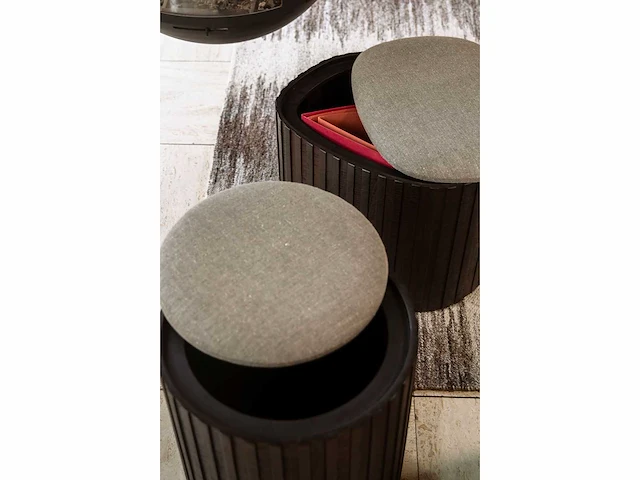 Dutchbone bay opbergpoef - afbeelding 9 van  15