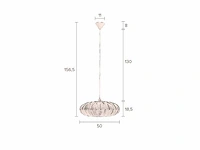Dutchbone bond ovaal hanglamp - afbeelding 5 van  7