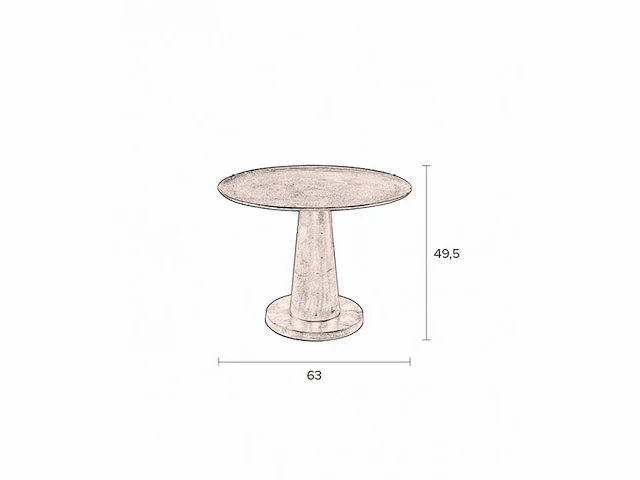 Dutchbone brute bijzettafel - afbeelding 7 van  12