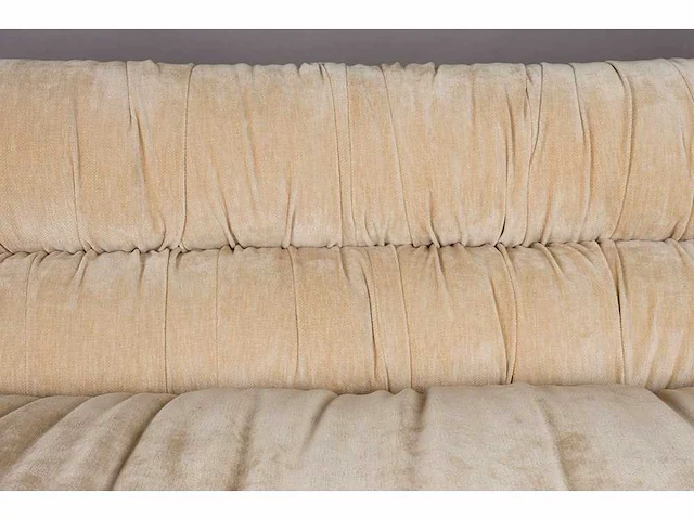 Dutchbone douglas 3-zit velours beige bankstel - afbeelding 7 van  9
