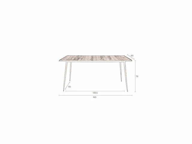 Dutchbone eetkamertafel (2x) - afbeelding 7 van  7
