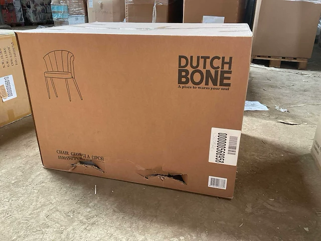 Dutchbone georgia eetkamerstoel (2x) - afbeelding 2 van  13