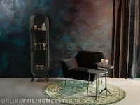 Dutchbone oval cabinet dutchbone, zwart / antraciet - afbeelding 10 van  11