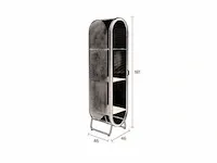 Dutchbone oval cabinet dutchbone, zwart / antraciet - afbeelding 11 van  11