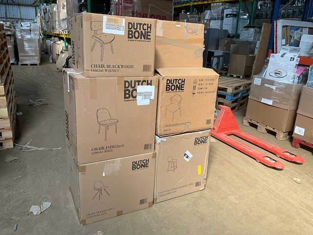 Dutchbone partij eetkamerstoelen - afbeelding 5 van  11