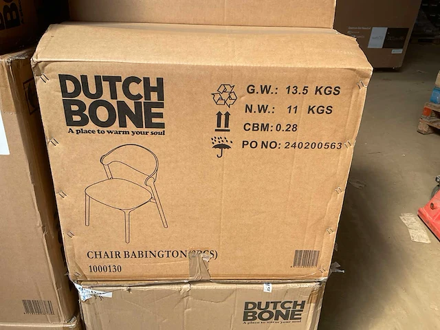 Dutchbone partij eetkamerstoelen - afbeelding 9 van  11