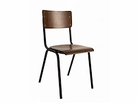 Dutchbone scuola eetkamerstoel (4x) - afbeelding 1 van  11