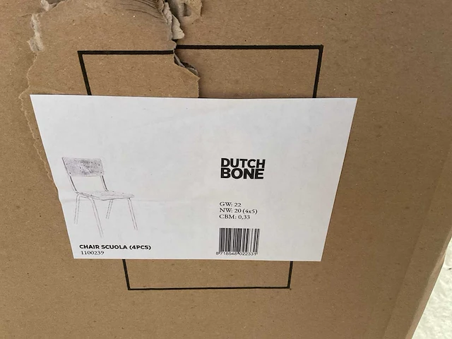 Dutchbone scuola eetkamerstoel (8x) - afbeelding 2 van  11