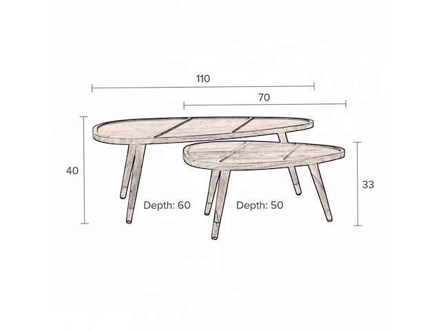 Dutchbone sham salontafel - afbeelding 12 van  13