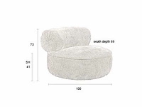 Dutchbone tilbury fauteuil - afbeelding 13 van  13