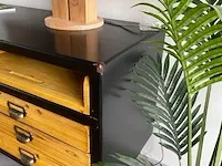 Dutchbone vakkenkast met houten treklades dutchbone, sol, hout / zwart - afbeelding 3 van  15