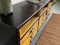 Dutchbone vakkenkast met houten treklades dutchbone, sol, hout / zwart - afbeelding 9 van  15
