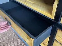 Dutchbone vakkenkast met houten treklades dutchbone, sol, hout / zwart - afbeelding 14 van  15