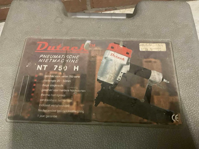 Duteck - nt 750 h - pneumatische tacker - afbeelding 3 van  3