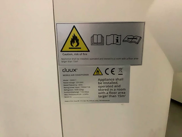 Duux - north smart - dmxa11 - mobiele airco - afbeelding 5 van  9