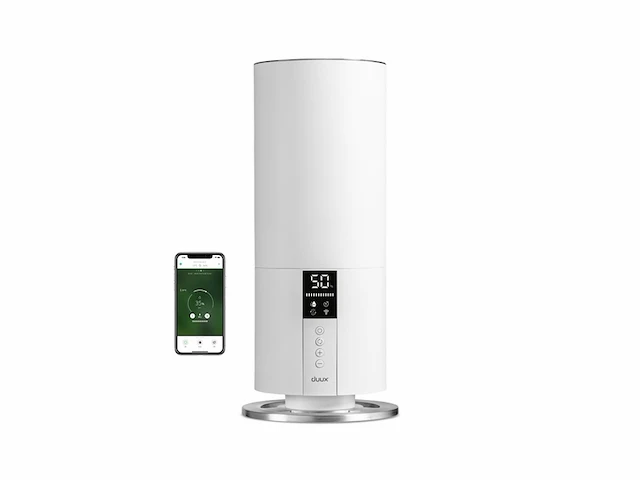 Duux beam mini 2 smart luchtbevochtiger dxhu13 luchtbevochtiger met hygrometer aromatherapie wit - afbeelding 1 van  6