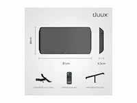 Duux edge smart convector 2000w grijs - afbeelding 2 van  5