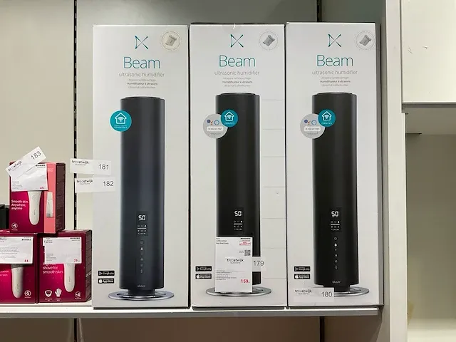 Duux luchtbevochtiger beam smart ultrasone luchtbevochtiger zwart - afbeelding 1 van  1