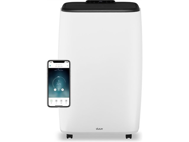 Duux north smart mobiele airco 14k btu mobiele airconditioning met nachtmodus wit - afbeelding 1 van  6