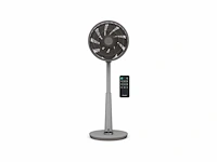 Duux whisper 2 statiefventilator - 26 snelheden, timer en nachtmodus - horizontale + verticale oscillatie - grijs - afbeelding 1 van  3