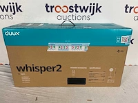 Duux whisper 2 statiefventilator - 26 snelheden, timer en nachtmodus - horizontale + verticale oscillatie - grijs - afbeelding 2 van  3