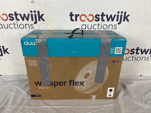 Duux whisper flex - smart statiefventilator - staande ventilator geruisloos - zwart - afbeelding 2 van  2