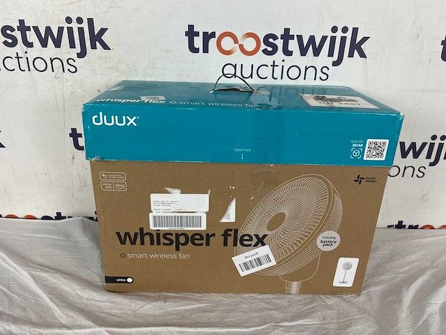 Duux whisper flex - smart statiefventilator met dock & accu - afbeelding 2 van  2