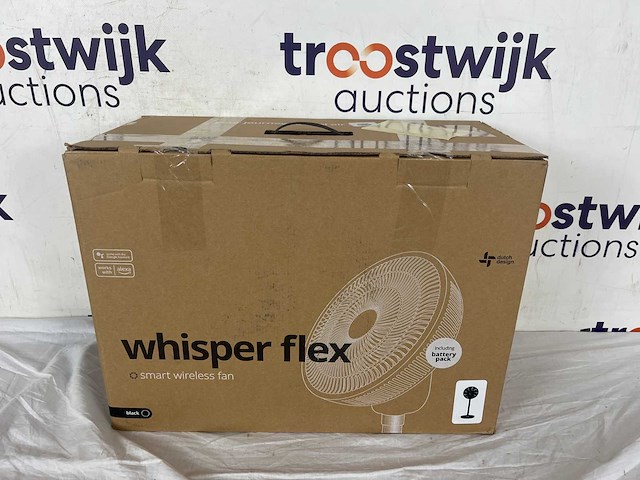 Duux whisper flex - smart statiefventilator met dock & accu - afbeelding 2 van  2