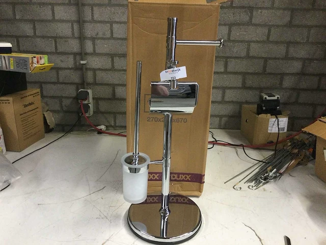 Duxxa - luxe toiletrolhouder + toiletborstel - afbeelding 1 van  4