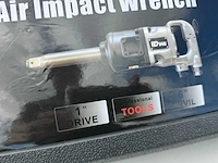 Dw - 2025 - 2600nm - pneumatische slagmoersleutel met 12 dlg doppenset 1" - afbeelding 4 van  12