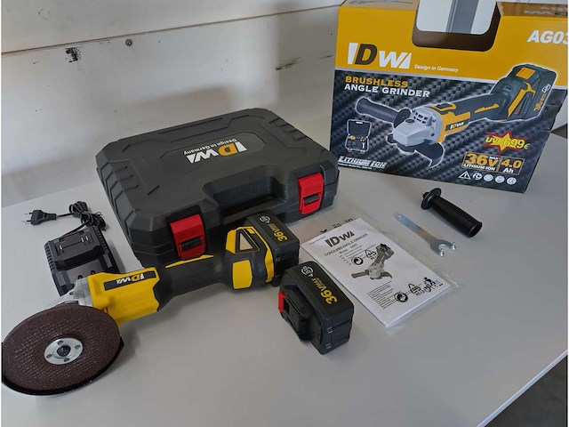 Dw - ag03 - accu haakse slijpmachine - afbeelding 1 van  9