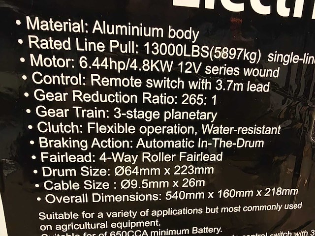 Dw - tx13000 - kabellier - afbeelding 4 van  13