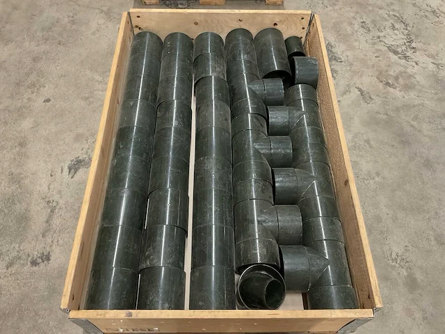 Dyka air partij pvc-u hulpstukken - afbeelding 1 van  3