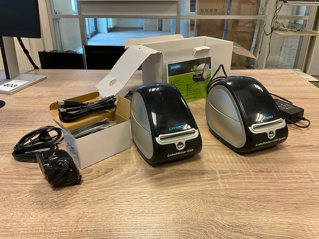 Dymo labelwriter 450 turbo labelprinter (2x) - afbeelding 1 van  4